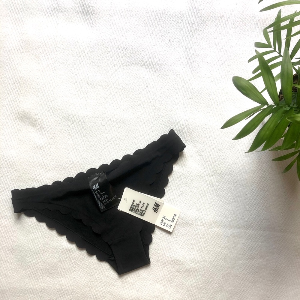 H&M Black bikini bottoms